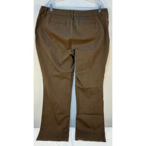 ST. JOHN'S BAY Womens Career Dress Pants  Brown Bootcut Size 20W